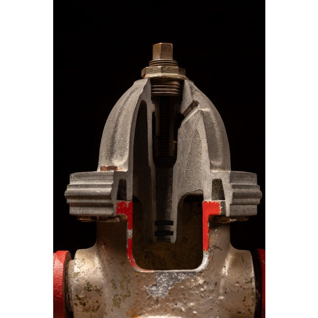 Vintage Cast Aluminum Fire Hydrant Cross-Section Demonstration Mod For Sale In Chicago - Image 6 of 8