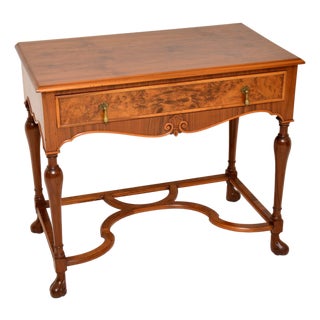 Vintage Walnut Side Table, 1930s For Sale