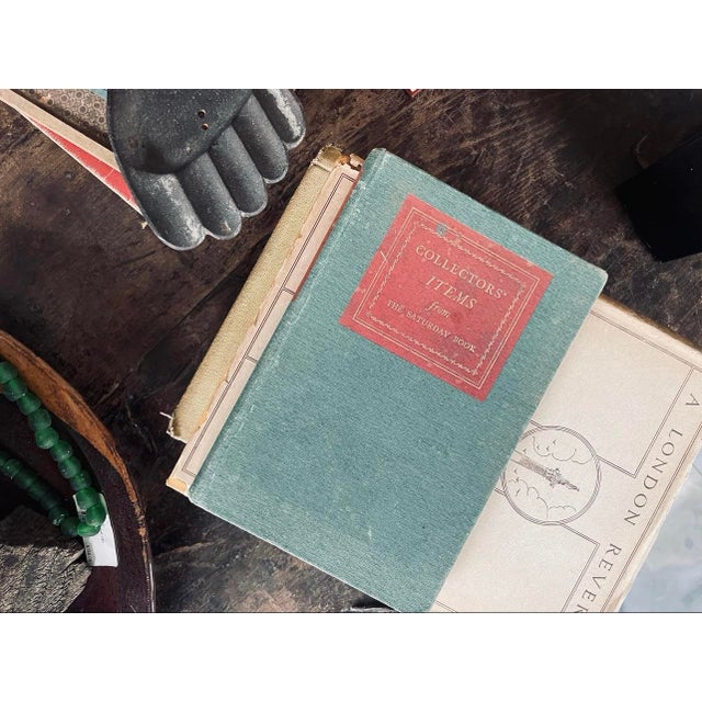 Teal 1955 Collectors' Items From the Saturday Book Vintage Book For Sale - Image 8 of 10