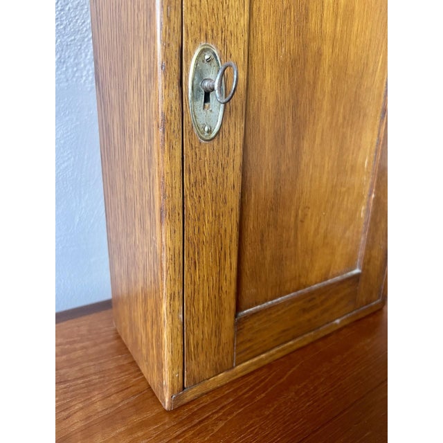 1950s Vintage Wooden Medicine Cabinet, 1950s For Sale - Image 5 of 8