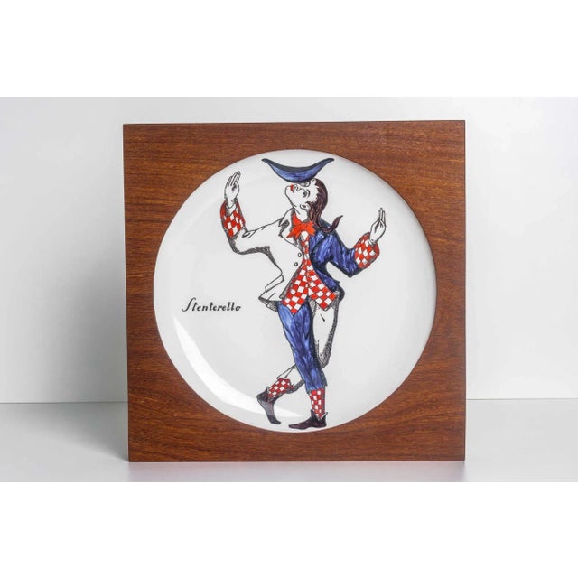 1950s Piero Fornasetti Maschere Italian Plates, Set of Three For Sale In Chicago - Image 6 of 6