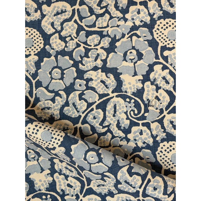 Scalamandre Grey Watkins Maiden Floral Denim Fabric 2 Yards Gw166290003 Folklore Collection Brand: Grey Watkins Pattern...