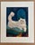 Realism Vintage 1965 Girard Goodenow Cat Print in 16x20 Mat, Ready to Frame: Persian For Sale - Image 3 of 3