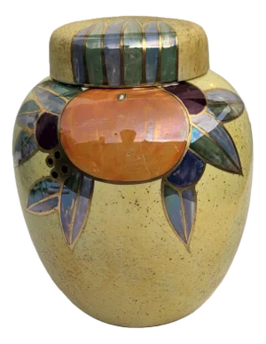 Art Deco Gloria Luster Ginger Jar from Grays Pottery, 1915