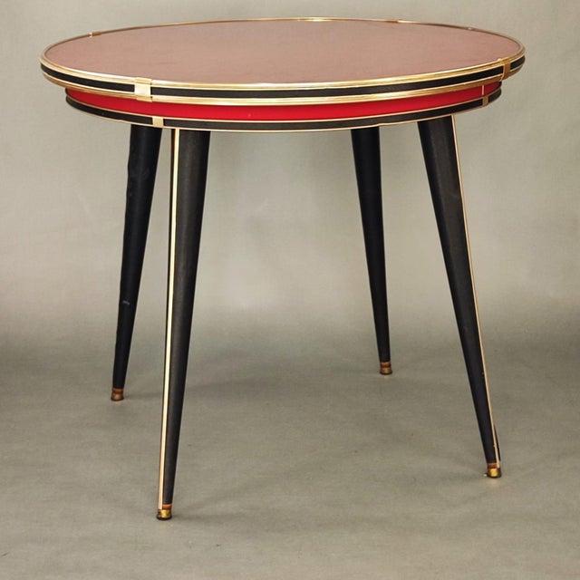 Table and Chairs by Umberto Mascagni, 1950s, Set of 5 For Sale - Image 4 of 5