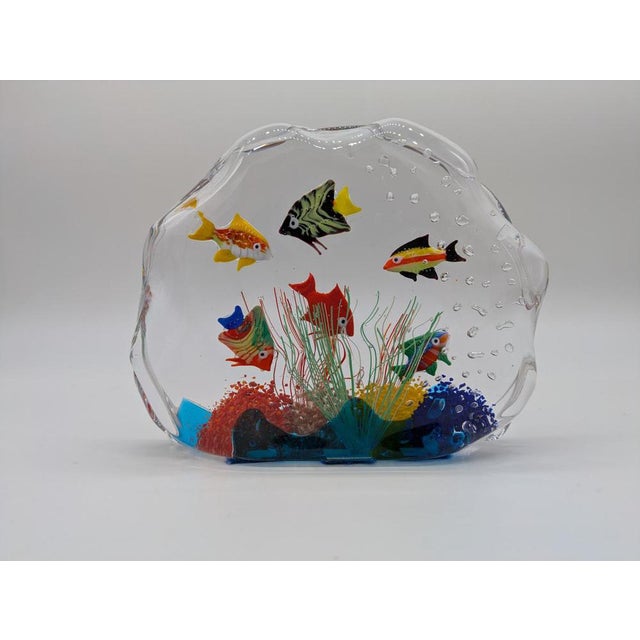 Aquarium Sculpture in Murano Glass, Murano, 1980s For Sale - Image 3 of 8