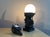 Black Resin Dragon Table Lamps with Candleholder, 1980s, Set of 2 For Sale - Image 3 of 17