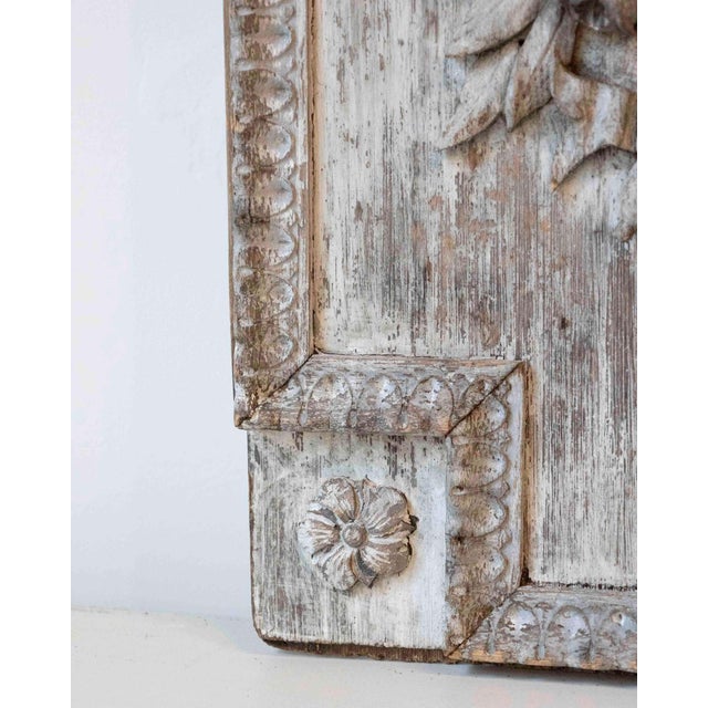 French 18th Century Louis XVI Carved Wood Panel with Gardener’s Attributes For Sale In Atlanta - Image 6 of 7