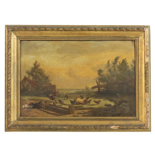 Jean-Baptiste Van Leemputten, Landscape, 19th Century, Oil on Canvas For Sale - Image 6 of 6
