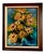 Vintage Abstract Floral Oil Painting by Mary Solbrig For Sale