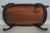 Vintage Leather Top Cornucopia Carved Mahogany Coffee Table For Sale - Image 13 of 13