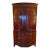 Bow Front Linen Press/Media Cabinet For Sale