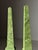 Green Faux Marble Obelisks, Set of 2 For Sale - Image 4 of 14