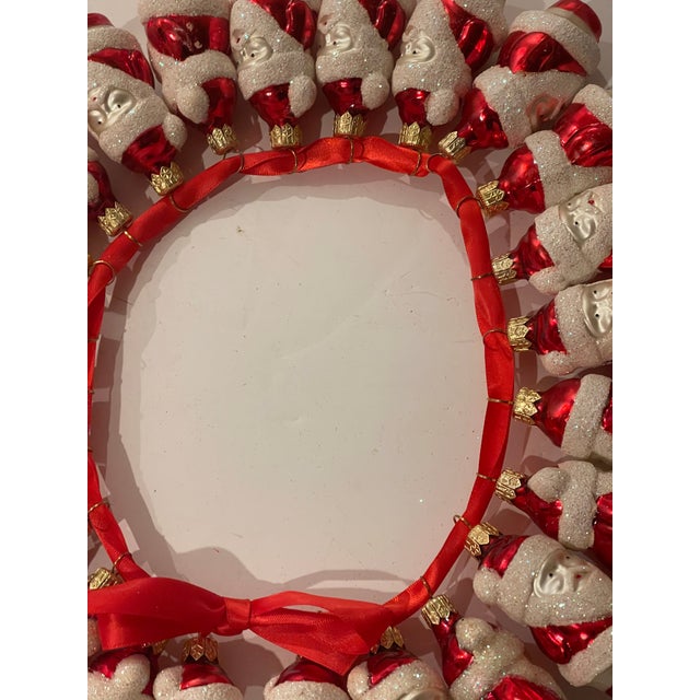 Mid-Century Modern Two Dozen Red Santa’s Holiday Figurine Ornaments For Sale - Image 3 of 5