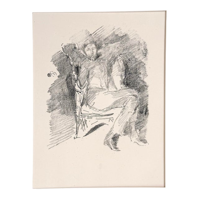 James Abbott McNeill Whistler: Firelight: Joseph Pennell, No.1 For Sale
