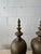Metal Pair of Monumental Maitland-Smith Patinated Brass Decorative Finials For Sale - Image 7 of 9