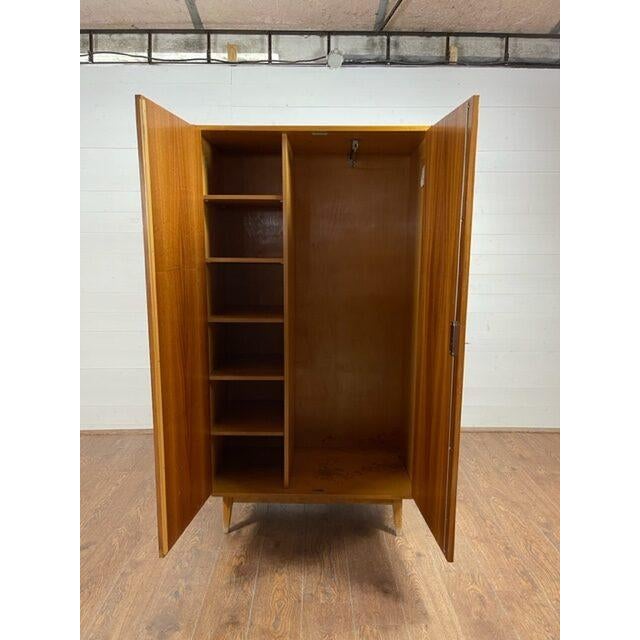 1960s Vintage Two Door Closet by Primslove Kombinat Bratislava, 1965 For Sale - Image 5 of 9