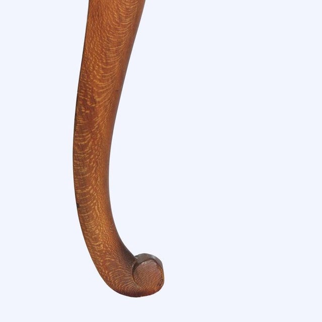 Antique Carved Mahogany Painter’s Palette Parlor Table With Carved Scrolls C1890 For Sale - Image 15 of 18