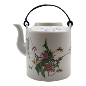 1900s Antique Chinese Large Teapot, Porcelain