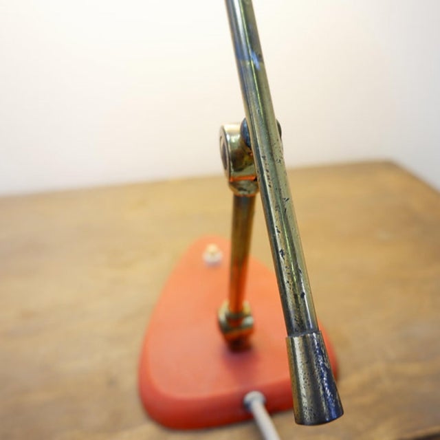 Large Mid-Century Modern Metal Table Lamp, Italy, 1950s For Sale - Image 15 of 16