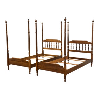 Heywood Wakefield Maple Twin Beds - a Pair For Sale