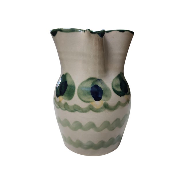 Vintage Gerard Beaumont Studio Pottery Pitcher For Sale - Image 4 of 8