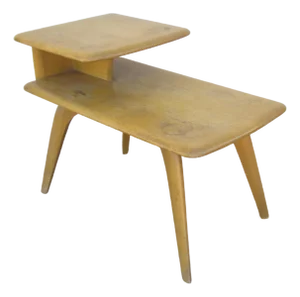 1940s Heywood Wakefield 2 Tier Step Side Table