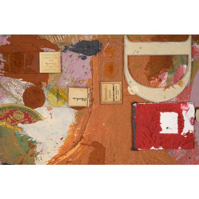 Assemblage #4 (Letters, Glass Slides, and Wood) by Michael Pauker For Sale In Monterey, CA - Image 6 of 7