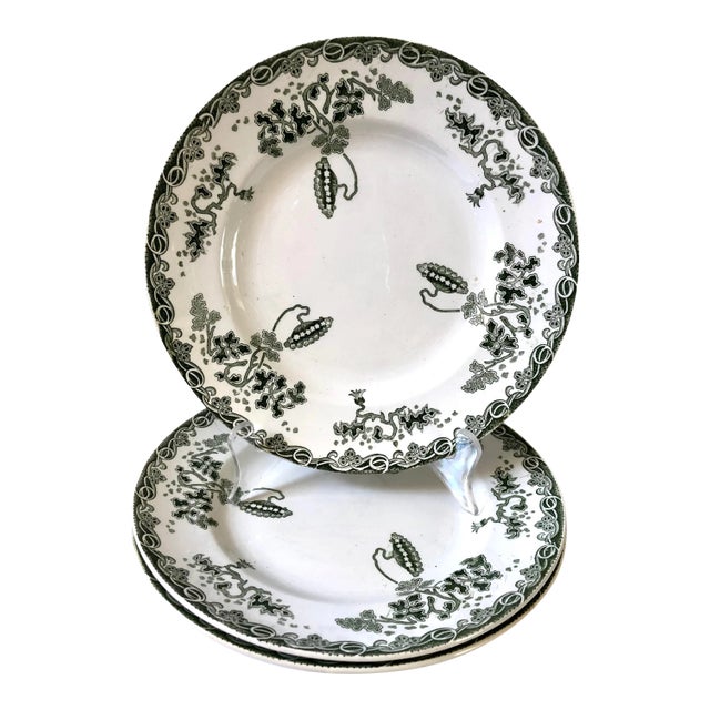 Saint Anonyme Terre De Fer Plates, Set of 3 For Sale