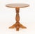 Early 20th Century American Circular Pine Wood Pedestal Table For Sale - Image 5 of 8