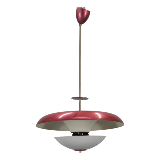 Bauhaus Purple Pendant by IAS, 1930s For Sale