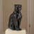 Vintage Large Black Glazed Ceramic Panther Sculpture 22" For Sale In Sacramento - Image 6 of 15