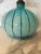 1990s 15” Turquoise Blown Glass Vessel With Starfish For Sale - Image 4 of 10