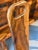 French Sculptural Olive Wood High-Back Chairs in the style of Alexandre Noll, 1960s, Set of 6 For Sale - Image 13 of 15