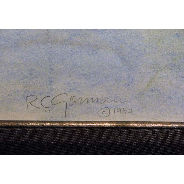 R C Gorman "Cherokee Girl" Original Pastel Drawing Hand Signed Fine Art, Framed For Sale - Image 4 of 4