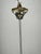 1930s Vintage Art Deco Chrome and Champagne Glass Pendant Light, Czechoslovakia, 1930s For Sale - Image 5 of 11