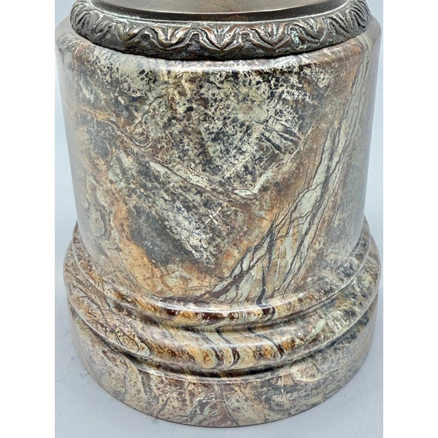 Late 20th Century Theodore and Alexander Neo Classical Specimen Marble Sphere Bronze Mounted For Sale - Image 12 of 12