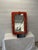 Vintage Wooden Mirror Mold, 1930-1960 Mirror made from a negative wooden mold Used to make locomotive parts They were made...