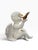 Hollywood Regency Vintage White Porcelain Cherub With Gold Bird Figurine, Hollywood Regency For Sale - Image 3 of 6