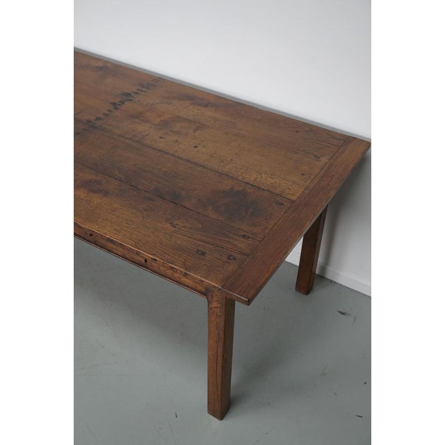 Antique French Farmhouse Dining Table in Oak For Sale - Image 15 of 18