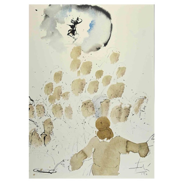 Salvador Dali, Nummularii de Templo Eiecti, Lithograph, 1964 For Sale