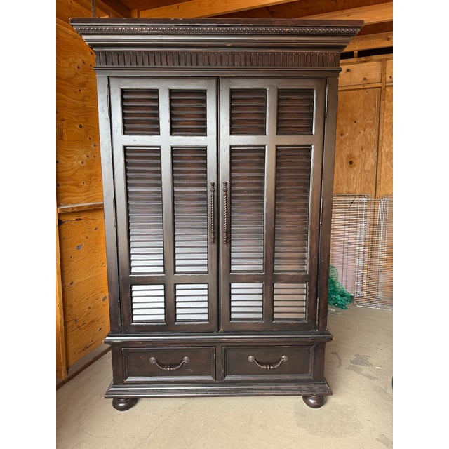 Tommy Bahama Tommy Bahama Kingstown Trafalgar Armoire – Lexington Home For Sale - Image 4 of 13