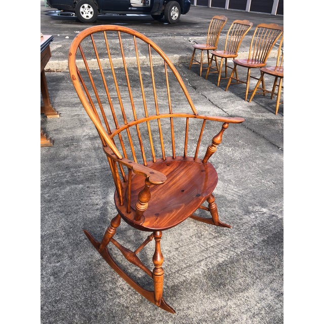 Classic Windsor Style Rocking Chair For Sale - Image 12 of 12
