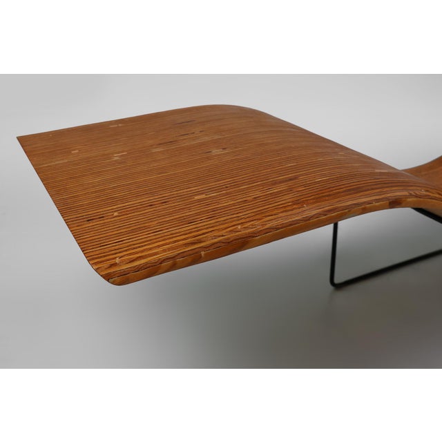 1990s Mid-Century Stack-Laminated Lounge Chair by Tiller Lesser, Germany, 1990s For Sale - Image 5 of 12
