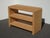 Modern Golden Brown Burlap Bookcase W Decorative Nails For Sale - Image 4 of 15