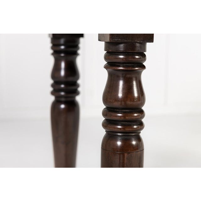 19th Century English Regency Mahogany Serving Table For Sale - Image 4 of 8