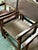 Wood Vintage Spanish Leather and Wood Armchairs - Set of 6 For Sale - Image 7 of 14