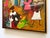 Alizandro Valencia Manzo Vintage Mexican Mid Century Modern " Costurera " Framed Signed Original Mixed Media Painting For Sale - Image 11 of 12