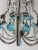 Aqua French French Aqua Blue Murano Balls Beaded Swags W Spear Chandelier, Circa 1900 For Sale - Image 8 of 13
