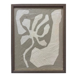 2026 "Il Ramoscello No.2" Abstract Botanical Painting on Canvas by Artist r.k. Red For Sale
